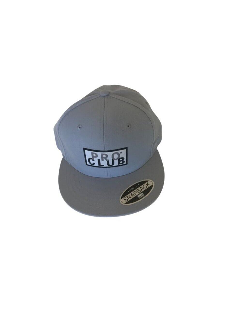 Pro Club Gray Snapback Hat With Adjustable Strap